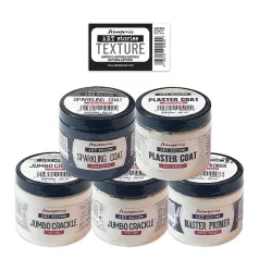   Stamperia Strukturpaszta válogatás Texture Paste 200ml Selection Art Stories (5 db)