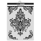 Stamperia Frieze and Corners Vastag stencil A3  Art Stories A3 Big Stencil Frieze and Corners (KSTDA3001) (1 db)