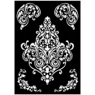 Stamperia Frieze and Corners Vastag stencil A3  Art Stories A3 Big Stencil Frieze and Corners (KSTDA3001) (1 db)