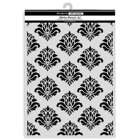 Stamperia Tapestry 2 Vastag stencil A3  Art Stories A3 Big Stencil Tapestry 2 (KSTDA3003) (1 db)
