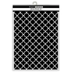   Stamperia Bee Net Vastag stencil A3  Art Stories A3 Big Stencil Bee Net (KSTDA3004) (1 db)