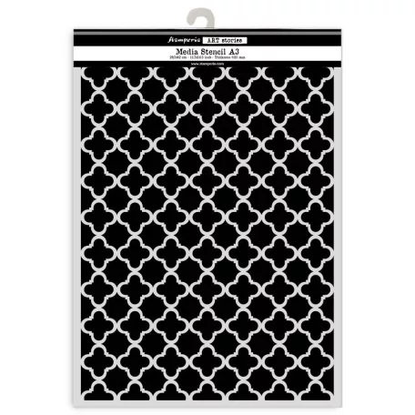 Stamperia Bee Net Vastag stencil A3  Art Stories A3 Big Stencil Bee Net (KSTDA3004) (1 db)