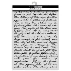 Stamperia Writings Vastag stencil A3  Art Stories A3 Big Stencil Writings (KSTDA3005) (1 db)