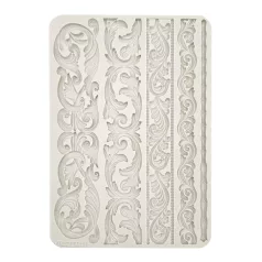   Stamperia Stripes Szilikon öntőforma A4  Art Stories Big A4 Silicon Mould (1 db)