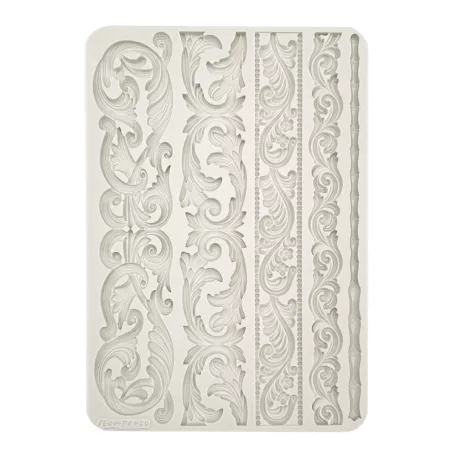 Stamperia Stripes Szilikon öntőforma A4  Art Stories Big A4 Silicon Mould (1 db)