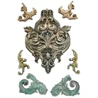 Stamperia Frieze and Corners Szilikon öntőforma A4  Art Stories Big A4 Silicon Mould (1 db)