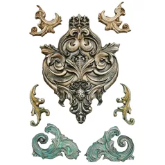   Stamperia Frieze and Corners Szilikon öntőforma A4  Art Stories Big A4 Silicon Mould (1 db)