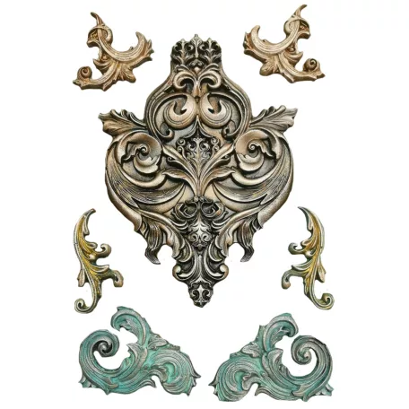 Stamperia Frieze and Corners Szilikon öntőforma A4  Art Stories Big A4 Silicon Mould (1 db)