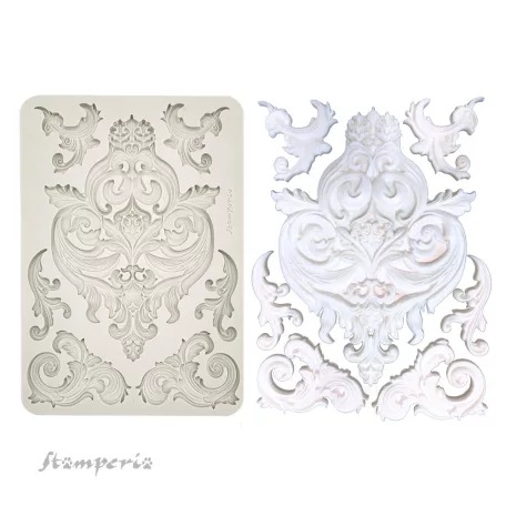 Stamperia Frieze and Corners Szilikon öntőforma A4  Art Stories Big A4 Silicon Mould (1 db)