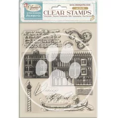   Stamperia Venice City of Art Szilikonbélyegző A5 Backgrounds Clear Stamps (1 csomag)