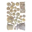 Stamperia Venice City of Art Szilikon öntőforma A5 Old Coins Silicon Mould (1 db)