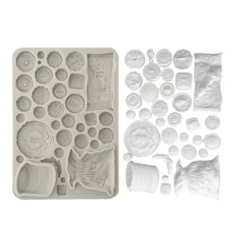 Stamperia Venice City of Art Szilikon öntőforma A5 Old Coins Silicon Mould (1 db)