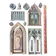   Stamperia Venice City of Art Szilikon öntőforma A5 Architecture Silicon Mould (1 db)