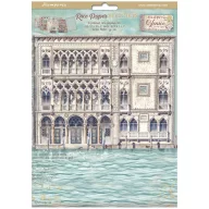   Stamperia Venice City of Art Rizspapír készlet A4  Rice Paper Selection (6 ív)