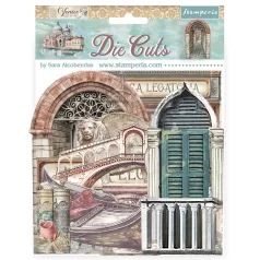   Stamperia Venice City of Art Kivágatok Die Cuts Assorted (1 csomag)