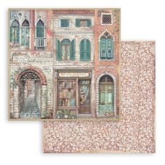   Stamperia Venice City of Art Scrapbook papír 12" (30 cm) Antica Legatoria Paper Sheets (1 ív)