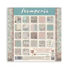   Stamperia Venice City of Art Papírkészlet 8" (20 cm) Single Face Maxi Paper Pack (22 ív)