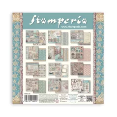   Stamperia Venice City of Art Papírkészlet 8" (20 cm)  Paper Pack (10 ív)