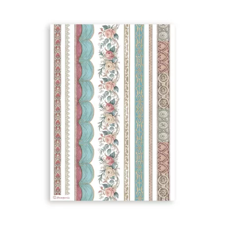 Stamperia Venice City of Art Washi matrica Washi Pad (8 ív)