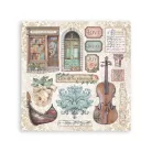 Stamperia Venice City of Art Matrica 16x16cmStickers (4 ív)