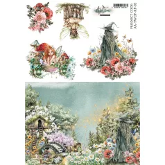   Alchemy of Art Rizspapír A4 - The World of Fairies - 3 - Rice Paper (1 ív)