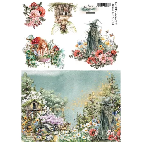 Alchemy of Art Rizspapír A4 - The World of Fairies - 3 - Rice Paper (1 ív)