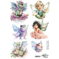   Alchemy of Art Rizspapír A4 - The World of Fairies - 2 - Rice Paper (1 ív)