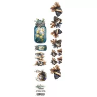   Alchemy of Art Kivágóív 30cm x 5cm The World of Fairies Extras to Cut (1 ív)