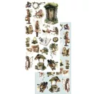 Alchemy of Art Kivágóív 6"x12" (15cm x 30 cm) The World of Fairies Extras to Cut Set (1 csomag)