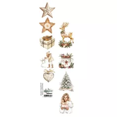   Alchemy of Art Kivágóív 30cm x 5cm Magic of the Northern Lights Extras to Cut (1 ív)