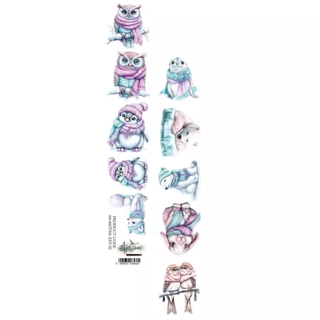 Alchemy of Art Kivágóív 30cm x 5cm Magic of the Northern Lights Extras to Cut (1 ív)