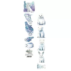   Alchemy of Art Kivágóív 30cm x 5cm Magic of the Northern Lights Extras to Cut (1 ív)