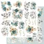 Alchemy of Art Kivágóív 12" (30 cm) Magic of the Northern Lights Flowers Art Alchemy Double-sided paper (1 ív)