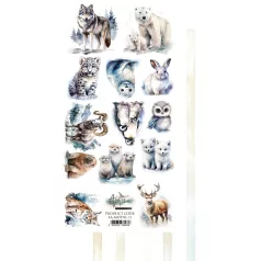   Alchemy of Art Kivágóív 6"X12" (15x30 cm) Magic of the Northern Lights  Double-sided paper (1 ív)