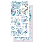 Alchemy of Art Kivágóív 6"x12" (15cm x 30 cm) Magic of the Northern Lights Extras to Cut Set (1 csomag)