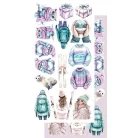 Alchemy of Art Kivágóív 6"x12" (15cm x 30 cm) Magic of the Northern Lights Extras to Cut Set (1 csomag)