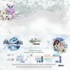   Alchemy of Art Papírkészlet 12" (30 cm) Magic of the Northern Lights Paper Collection Set (6 lap)