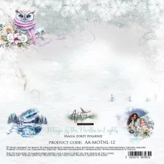   Alchemy of Art Scrapbook papírkészlet 6" (15 cm) Magic of the Northern Lights Paper Pad (24 lap)