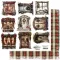 Alchemy of Art Kivágóív 12" (30 cm) Wonderful Christmas Time Doors and Windows Art Alchemy Double-sided paper (1 ív)