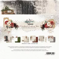   Alchemy of Art Papírkészlet 8" (20 cm) Wonderful Christmas Time Paper Collection Set (12 lap)