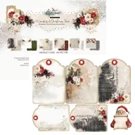   Alchemy of Art Papírkészlet 8" (20 cm) Wonderful Christmas Time Paper Collection Set (12 lap)