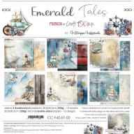   Craft O'Clock Scrapbook papírkészlet 12" (30 cm) Emerald Tales Paper Collection Set (6 ív)