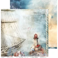   Craft O'Clock Scrapbook papírkészlet 12" (30 cm) Emerald Tales Paper Collection Set (6 ív)