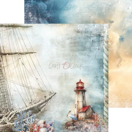 Craft O'Clock Scrapbook papírkészlet 8" (20 cm) Emerald Tales Mix Paper Set (24 ív)