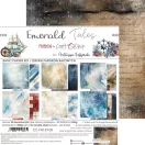 Craft O'Clock Scrapbook papírkészlet 8" (20 cm) Emerald Tales Basic Paper Set (24 ív)