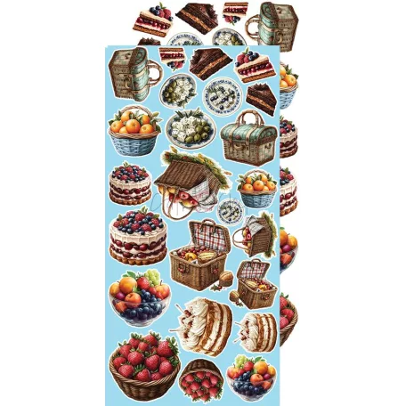 Craft O'Clock Kivágóív Summer Adventures Mix Extras to Cut Set (18 ív)