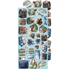 Craft O'Clock Kivágóív Summer Adventures Mix Extras to Cut Set (18 ív)