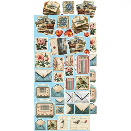 Craft O'Clock Kivágóív Summer Adventures Mix Extras to Cut Set (18 ív)