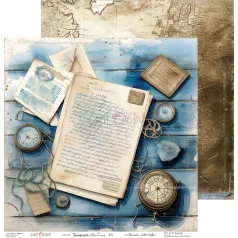   Craft O'Clock Scrapbook papírkészlet 12" (30 cm) Summer Adventures Paper Collection Set (6 ív)