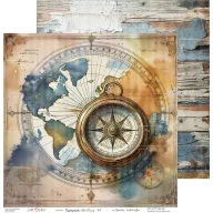   Craft O'Clock Scrapbook papírkészlet 12" (30 cm) Summer Adventures Paper Collection Set (6 ív)